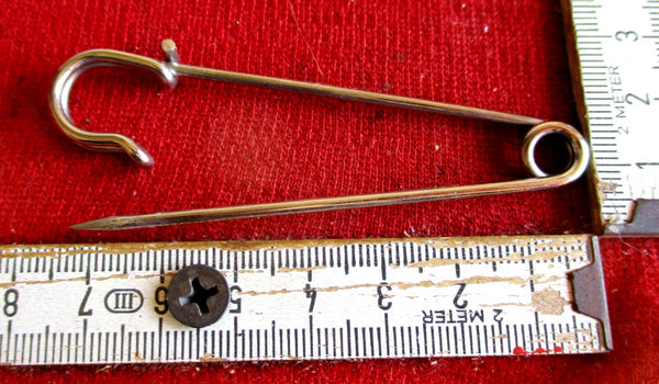 2x Scotland Schottland für Kilt Rock große Sicherheitsnadel Highlander 75x20 mm