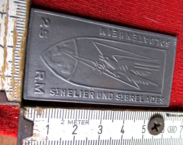 Wehrmacht Jersey ST.HELLIER &amp; ST.BRELADES SOLDATENHEIM 25 Reichsmark RM JERSEY-Kanalinsel
