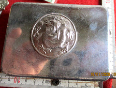 Kolonien China Boxer Aufstand Tabakdose Graben-Arbeit Reservisten Maße ca 11x8x3 cm Kaiserreich aus einem alten Händlerbestand