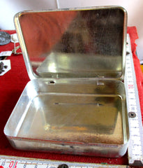 alte Tabakdose Graben-Arbeit Reservisten Maße ca 11x8x3 cm 1.WK Kaiserreich Gott mit Uns aus einem alten Händlerbestand