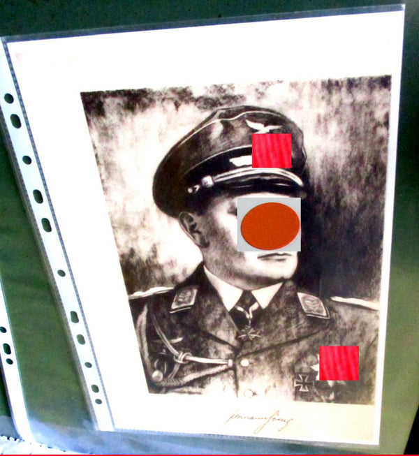 Plakat Reichsmarschall Herrmann Göring Luftwaffe Propaganda Maße ca 30 x 21,5 cm