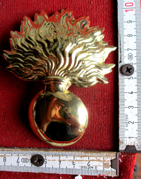 Sturm-Pionier Preussen Grenadiermütze großes Abzeichen Mineure Bergmann Pioniere France Belgique Repro